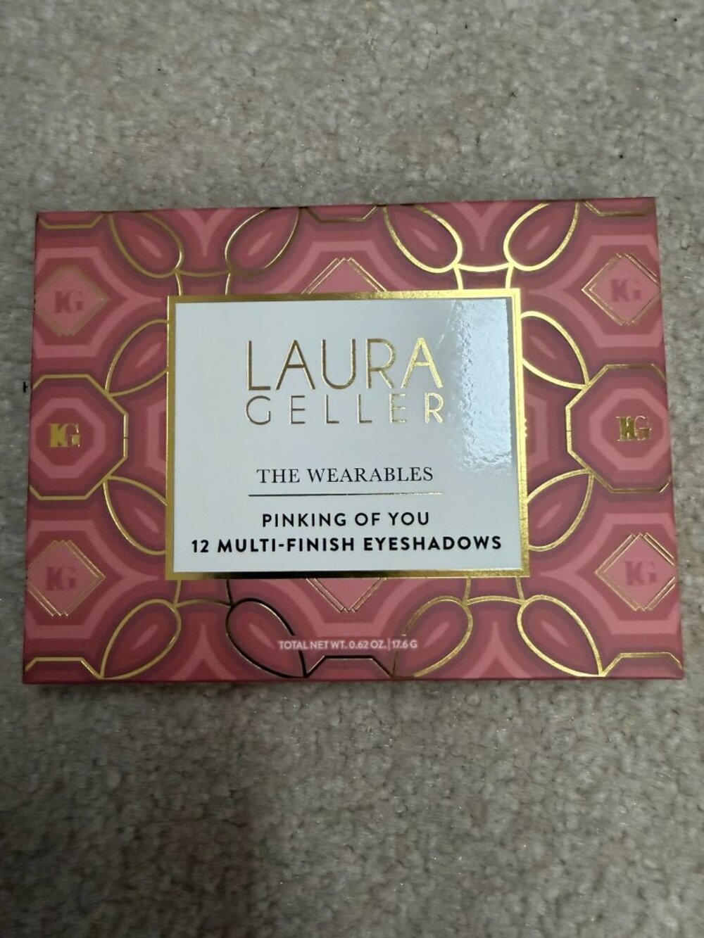 Laura Geller The Wearables Pink of You 12 Multi-Finish Eyeshadows Palette NIB